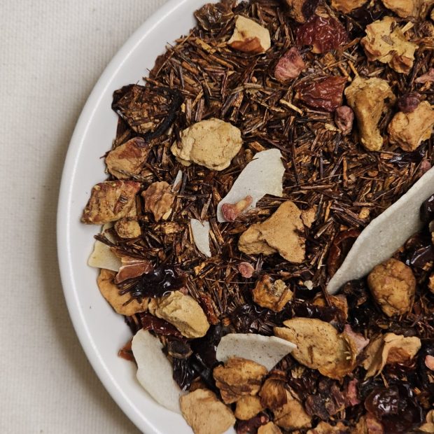 Rooibos Truskawka - Malina na talerzyku.