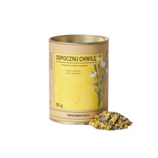 puszka z mieszanką ziołową Odpocznij Chwilę.