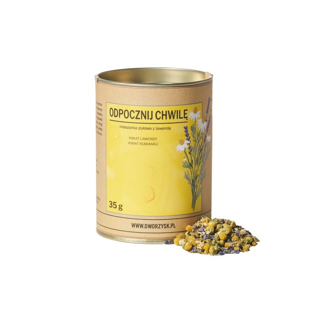 puszka z mieszanką ziołową Odpocznij Chwilę.